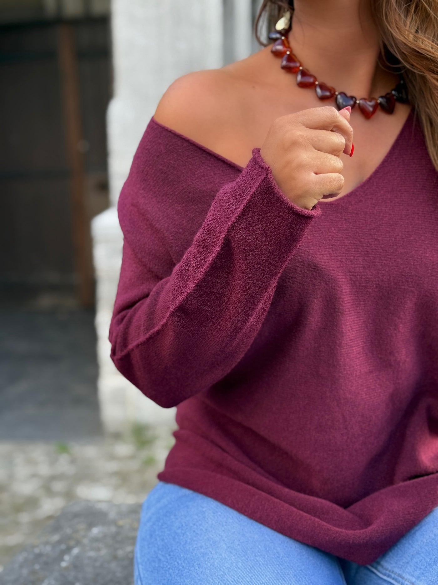 Pull MARGOT - BORDEAUX