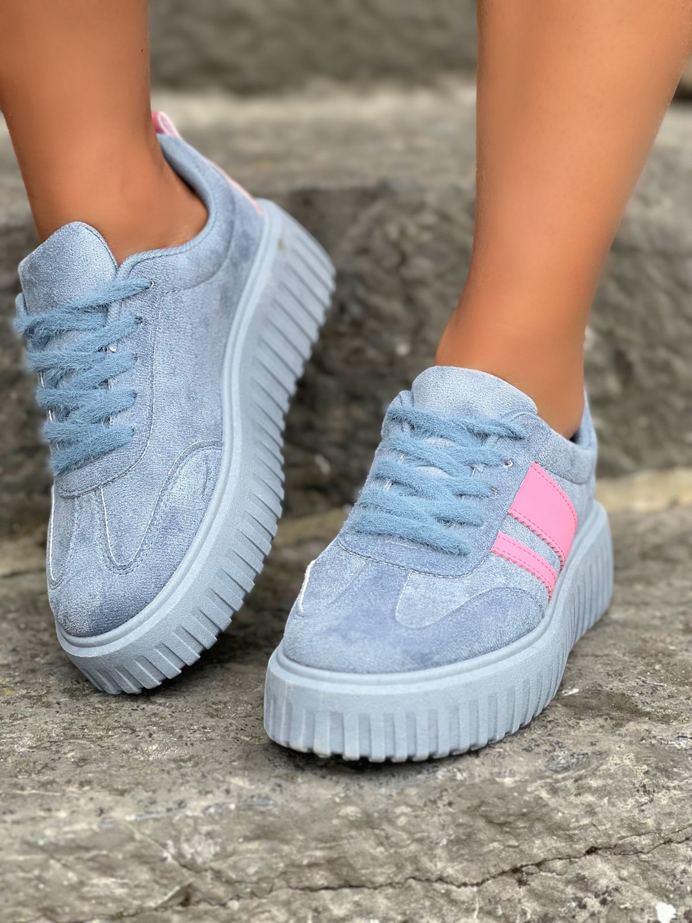 Baskets MALLIA - BLEU