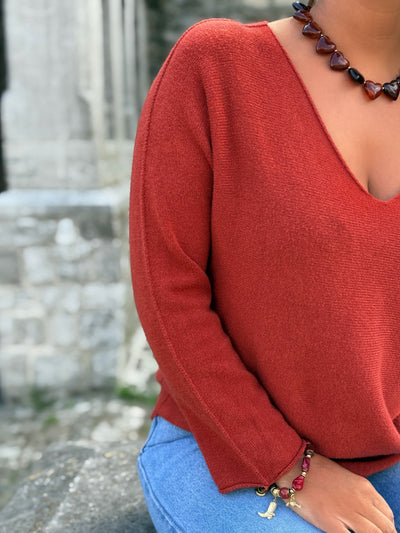 Pull MARGOT - BRIQUE