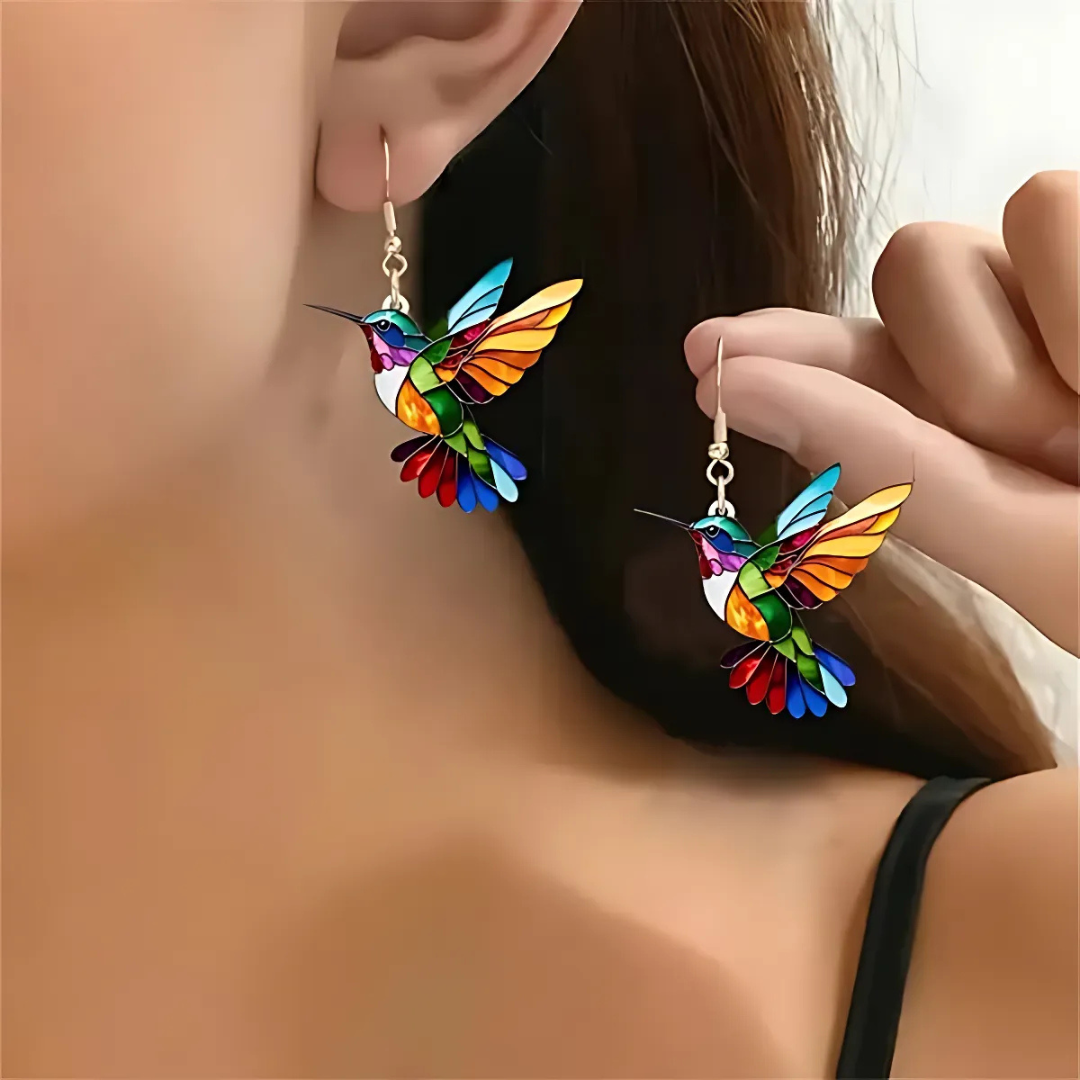 Collier colibri élégant