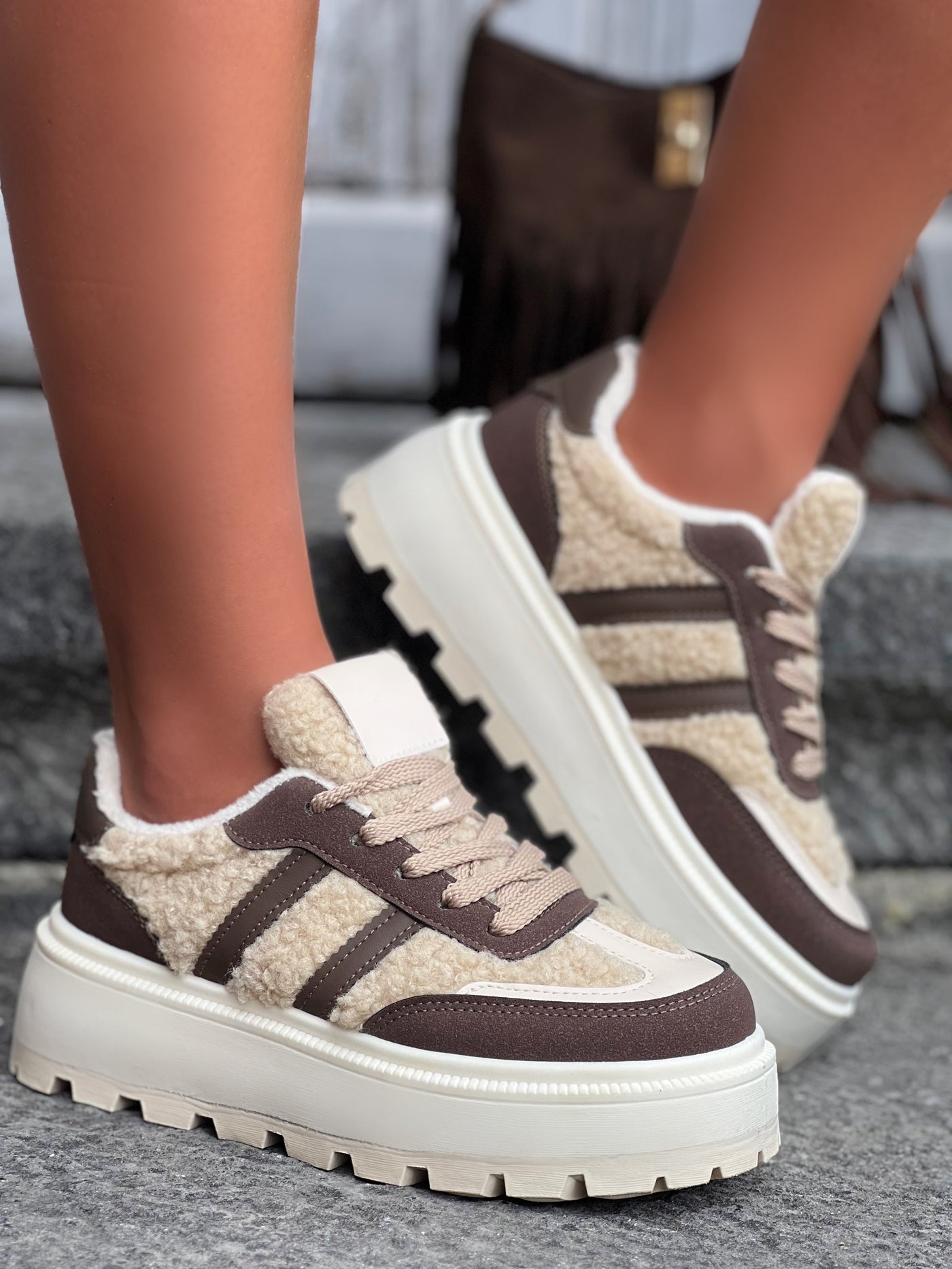 Baskets ALY - BRUN