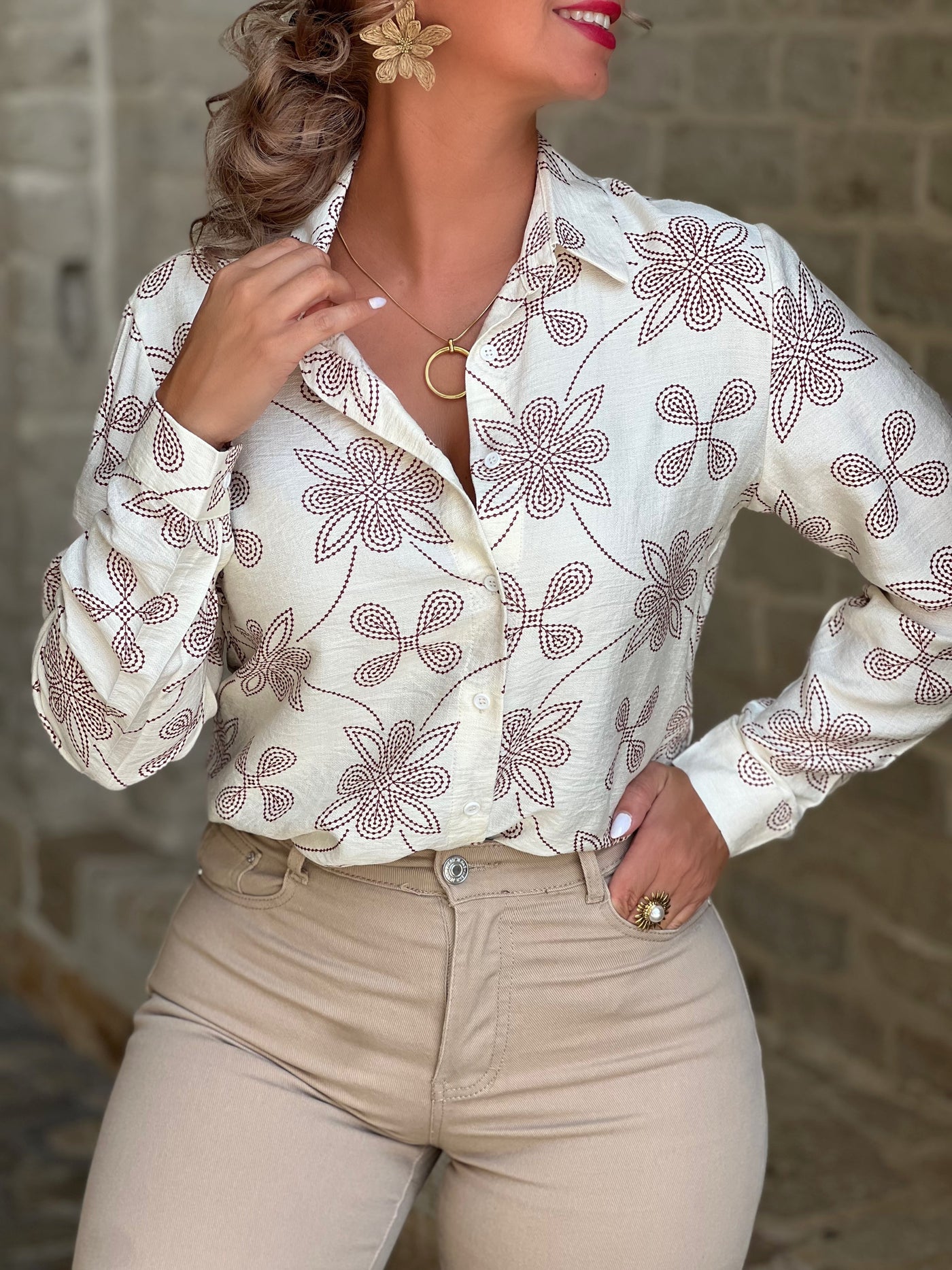 Chemise NOURA - BEIGE