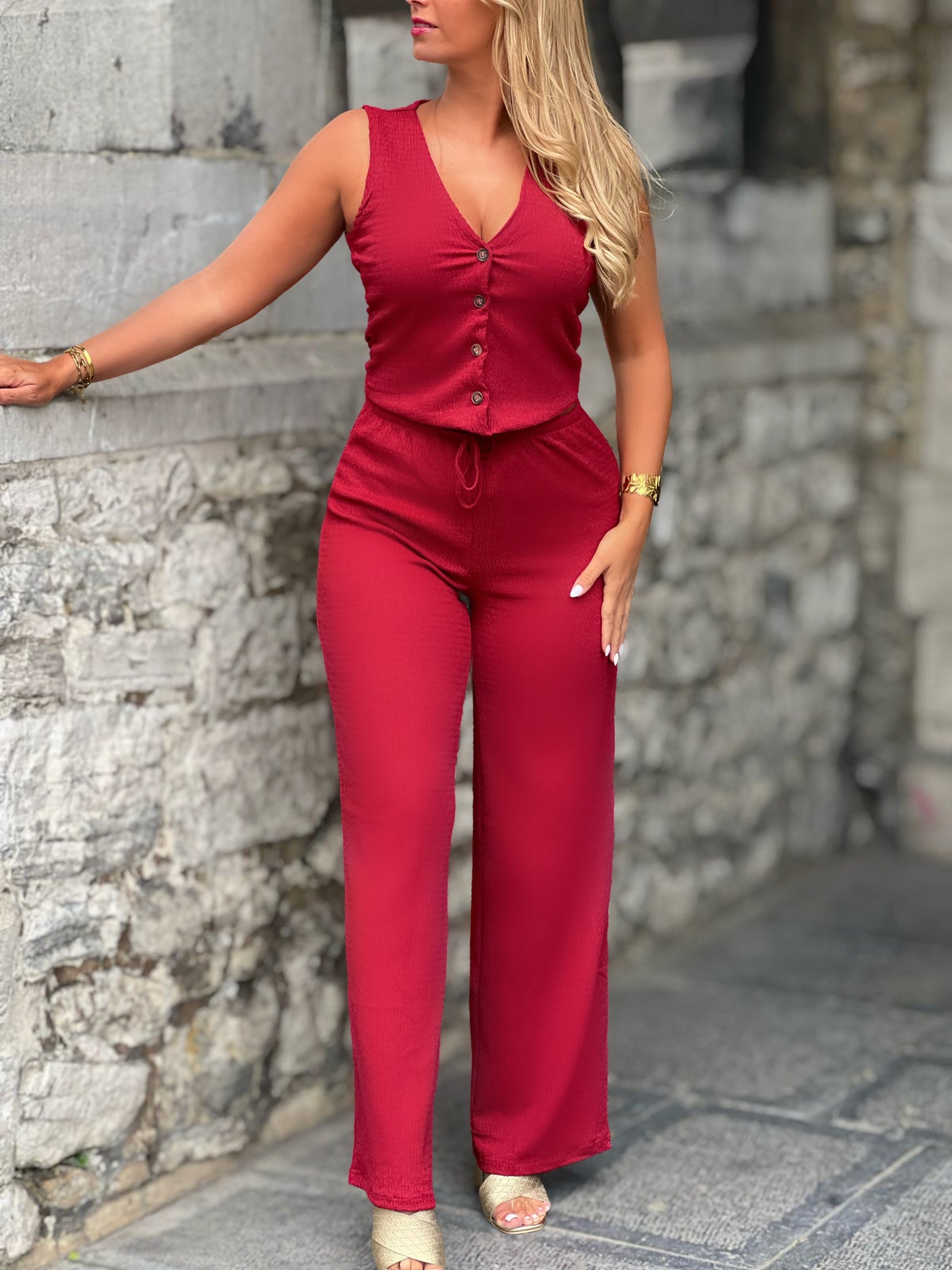 Pantalon MAEVA - BORDEAUX