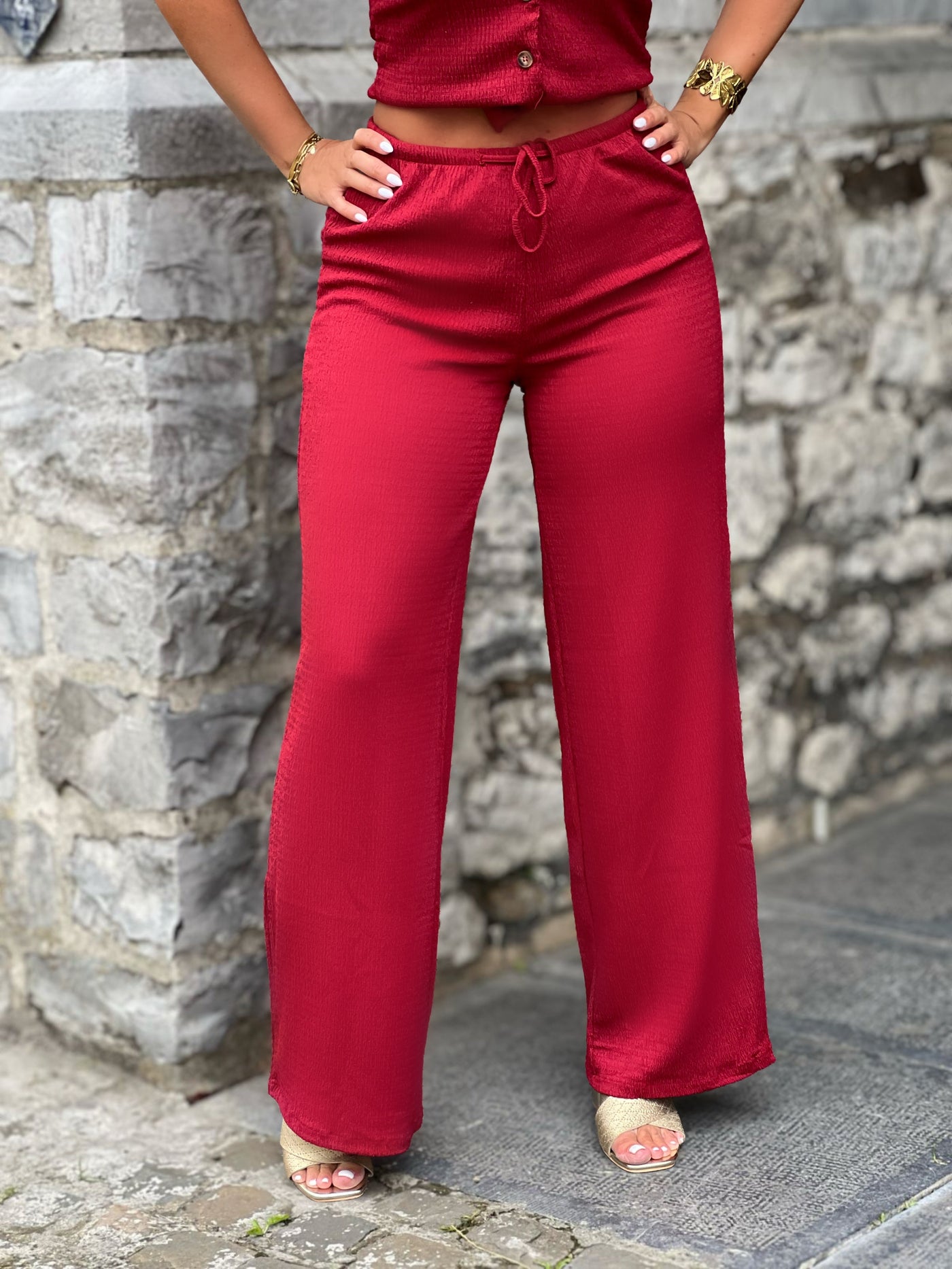 Pantalon MAEVA - BORDEAUX