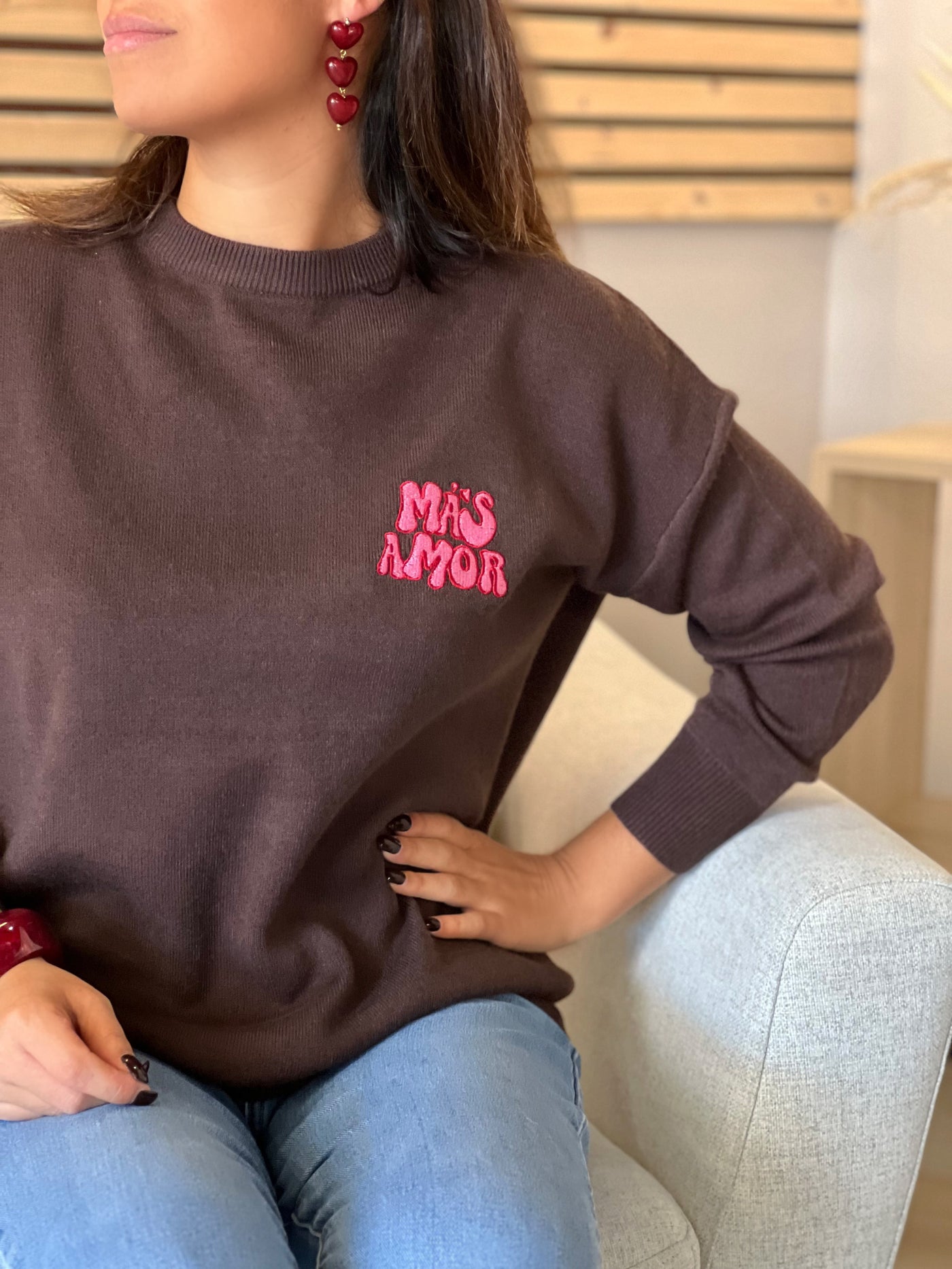 Pull AMAURINE - CHOCOLAT