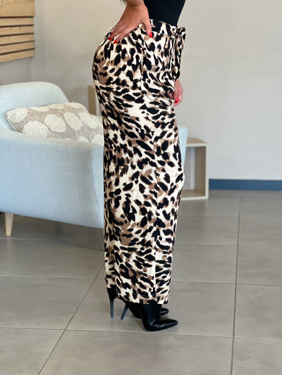 Pantalon SHEILA - LEOPARD