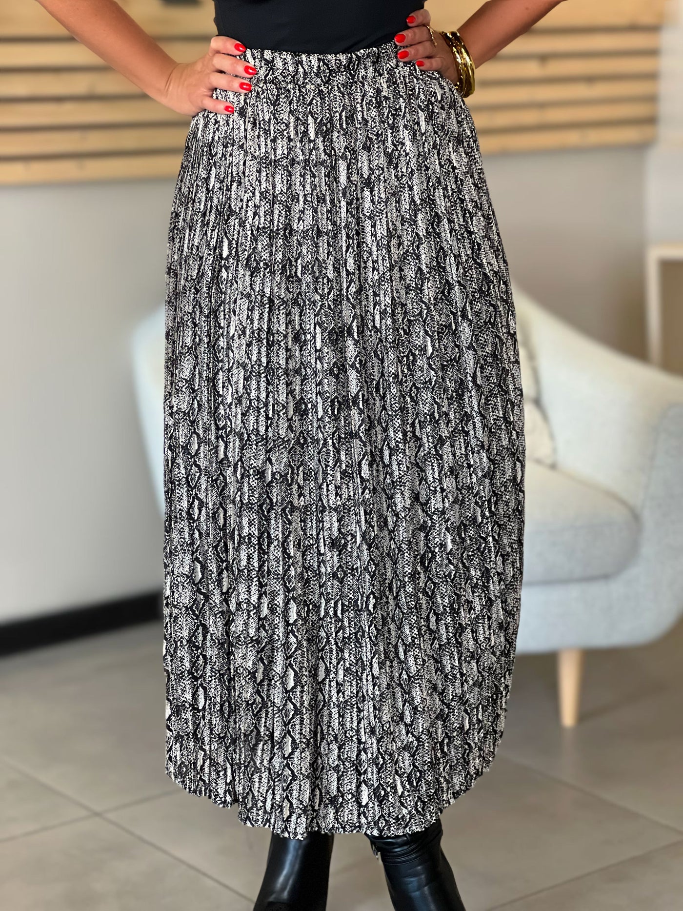 Longue jupe NATALY - PYTHON