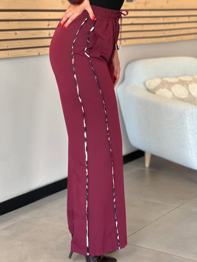 Pantalon SHAUNA - BORDEAUX