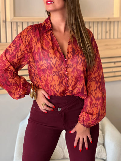 Chemise NOELIE - BORDEAUX