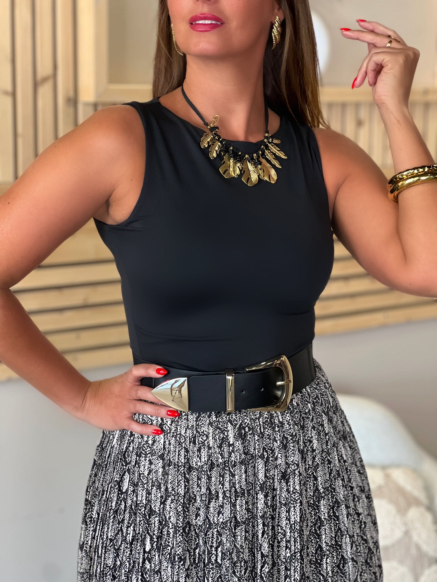 Débardeur ANIELA - NOIR