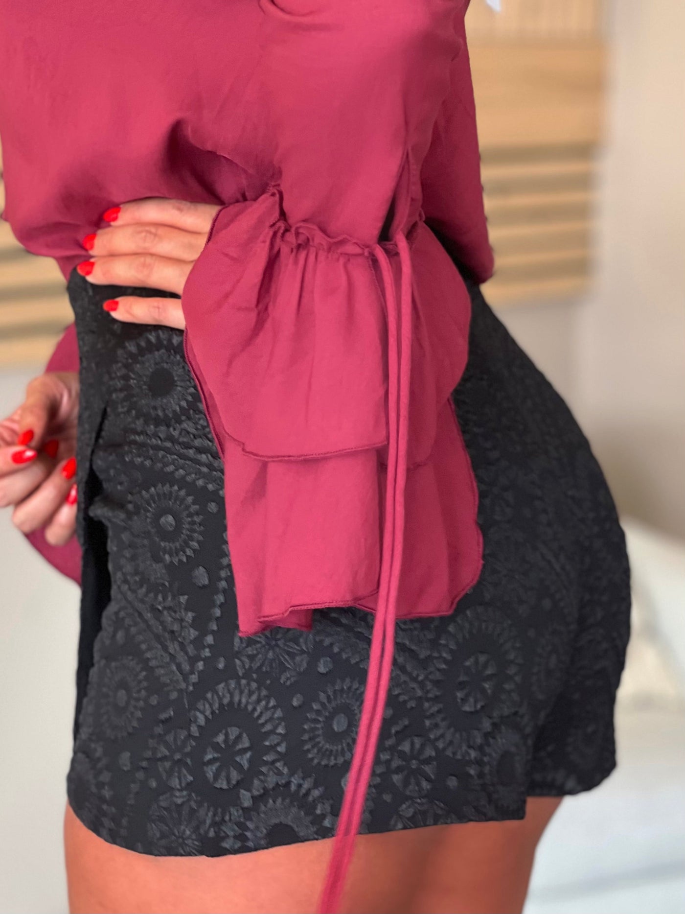 Jupe short MANOLIA - NOIR