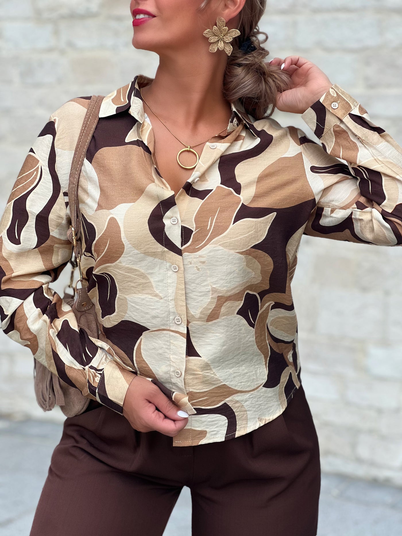 Chemise AMBRE - CAMEL