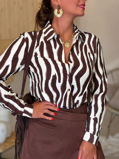 Chemise EMMA - MARRON