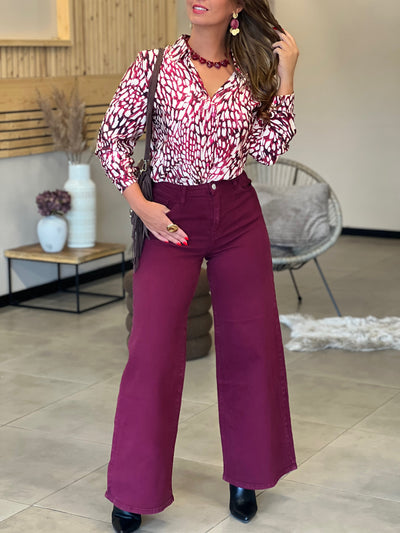 Jeans LISA - BORDEAUX