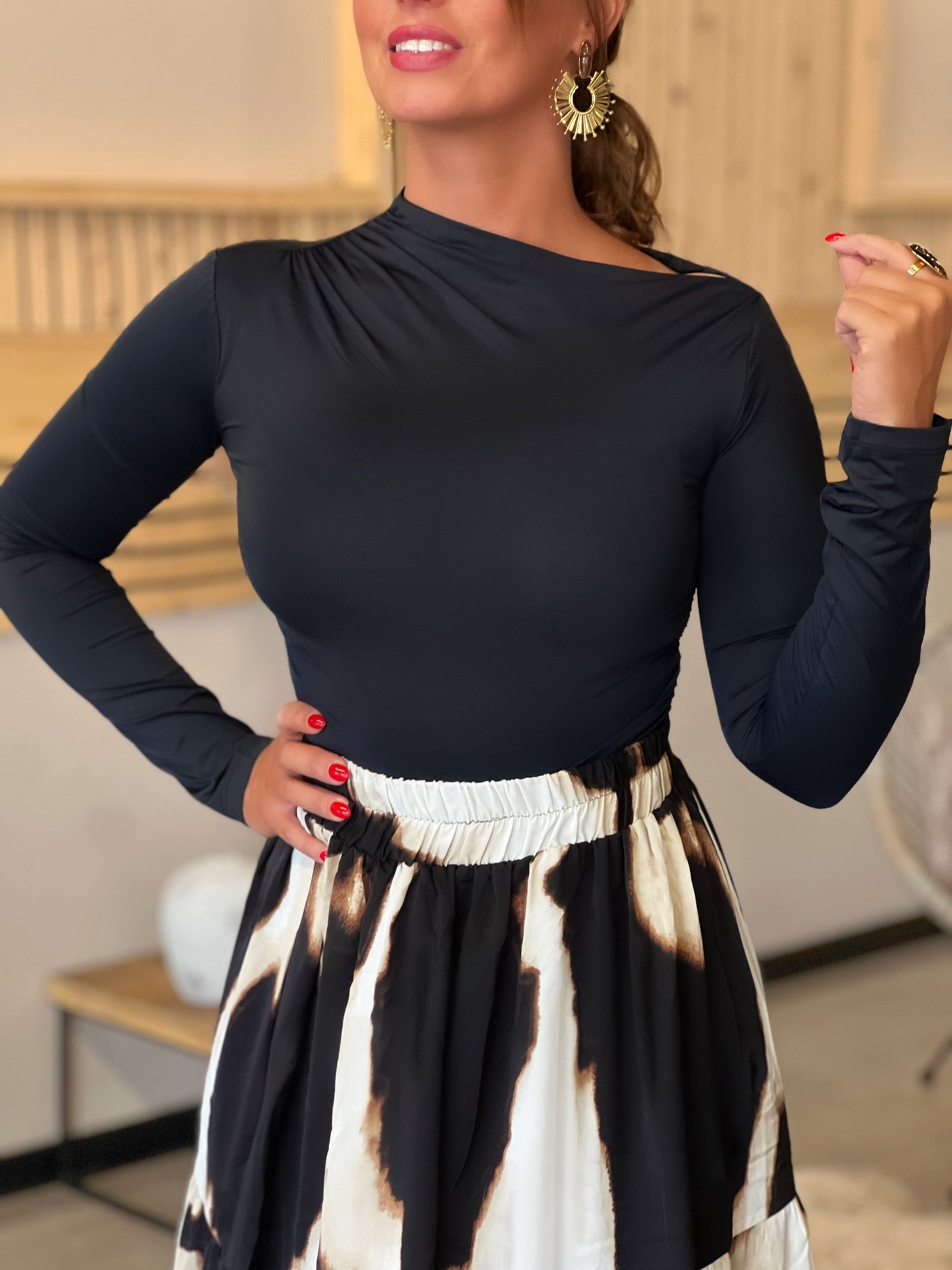 Blouse ELIA - NOIR