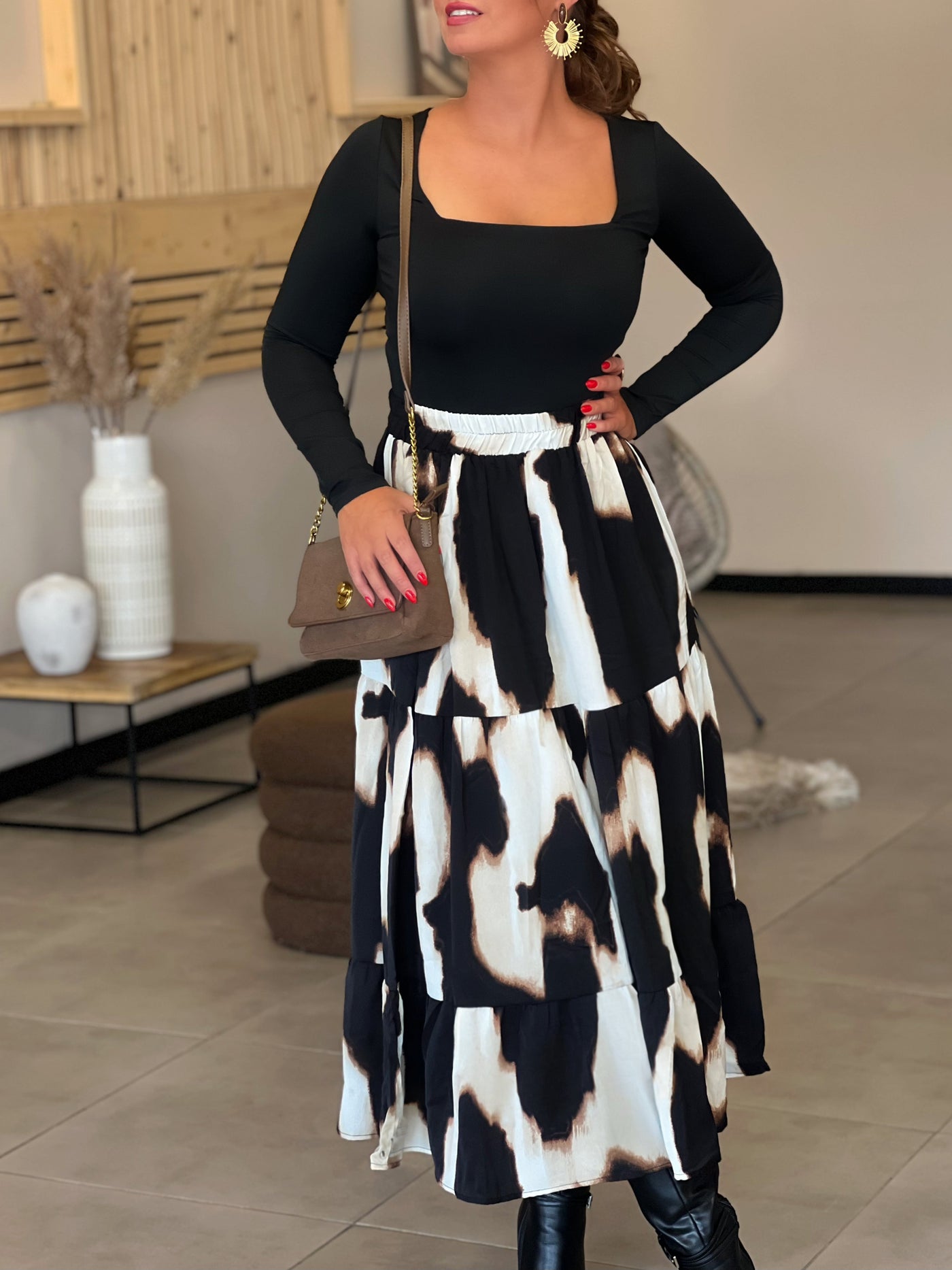 Longue jupe BÉA - BEIGE