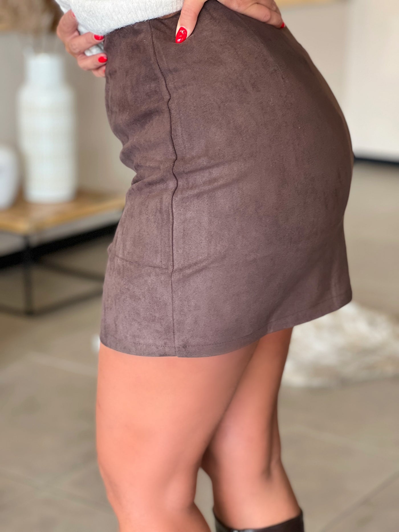 Jupe MEGANNE - MARRON