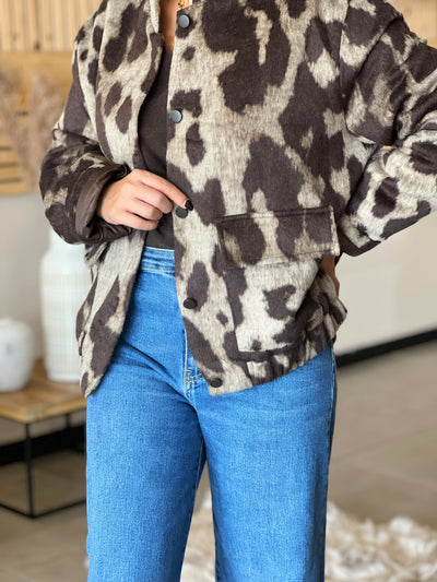 Bomber LOUISE - LÉOPARD