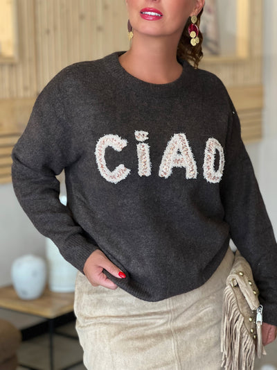 Pull AMELIE - MARRON