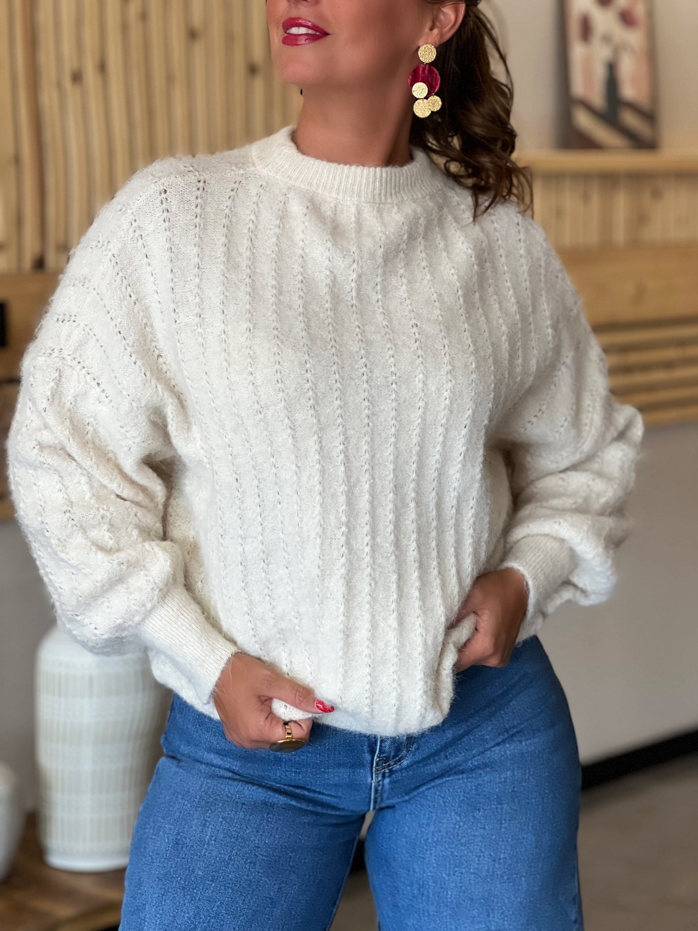 Pull NOUR - BEIGE