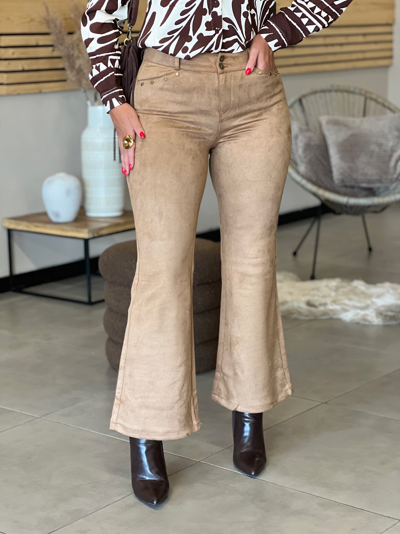 Pantalon SARAH - CAMEL