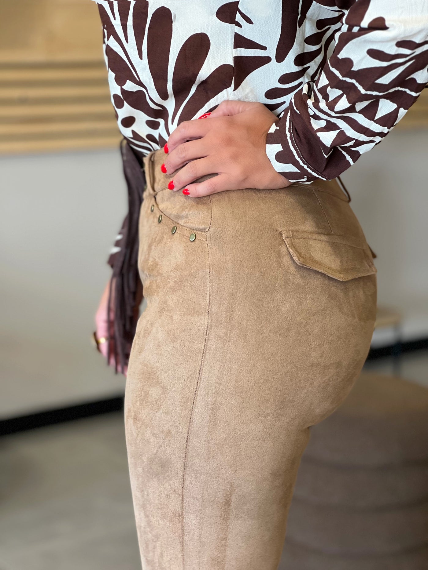 Pantalon SARAH - CAMEL