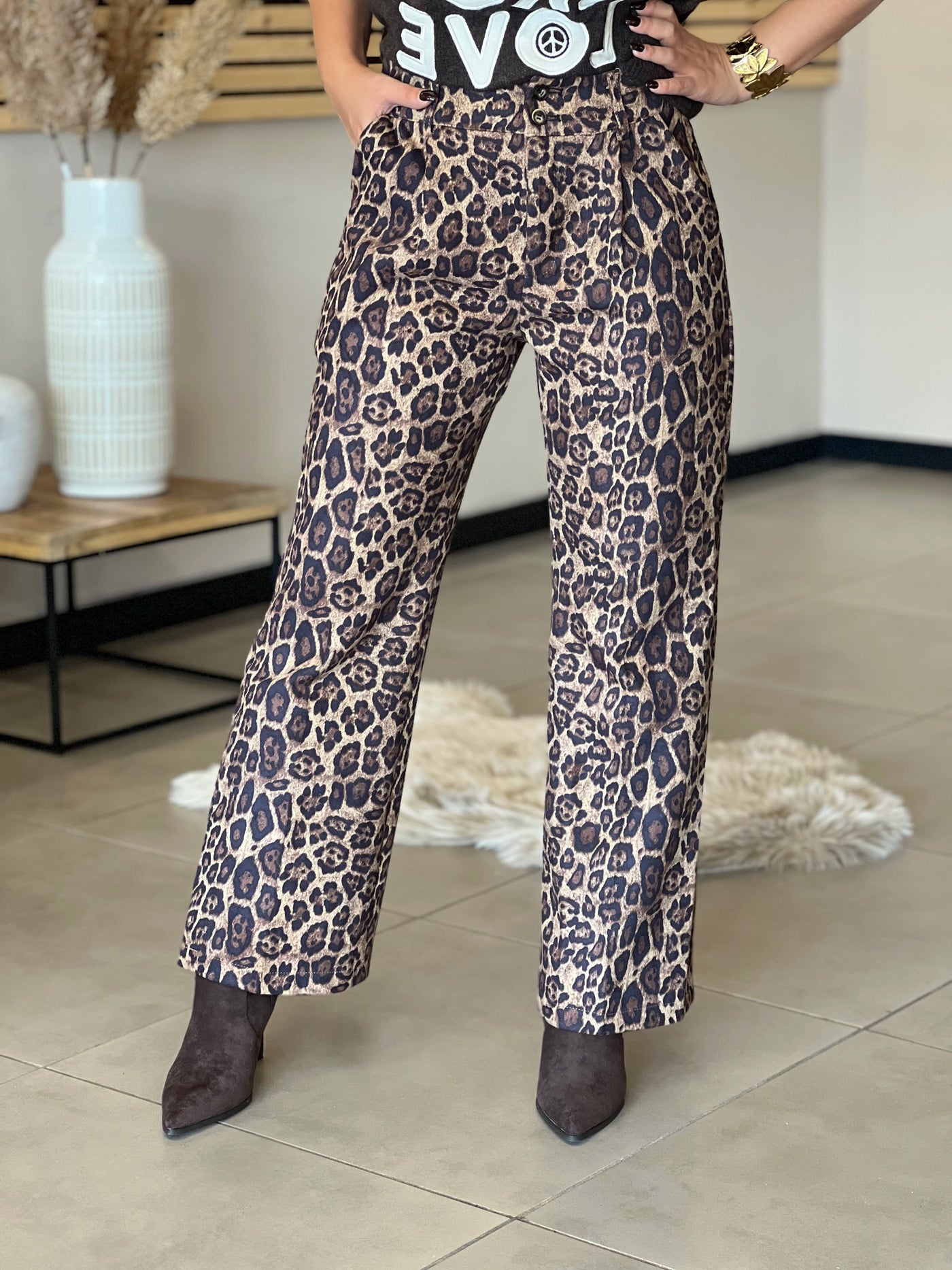 Pantalon LAILA - LÉOPARD