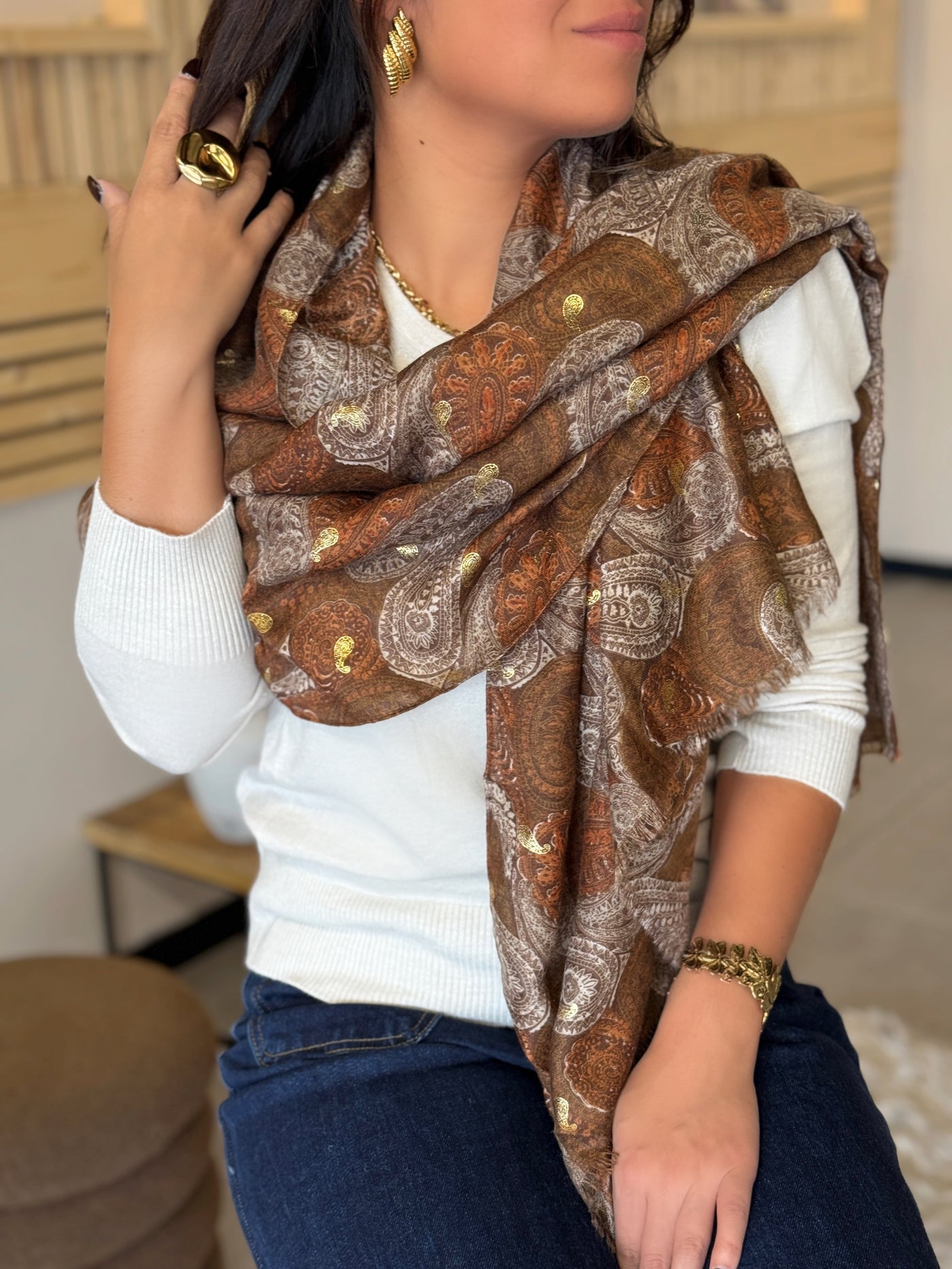 Foulard MONICA -  CAMEL