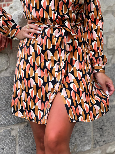 Robe chemise ROMY - BRIQUE