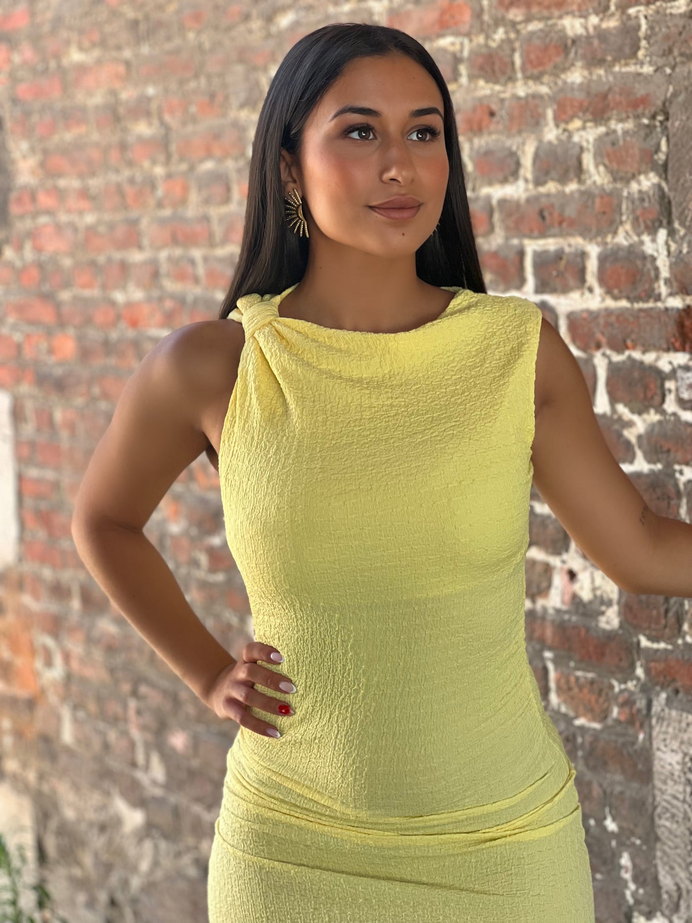 Robe NASSIKA - JAUNE