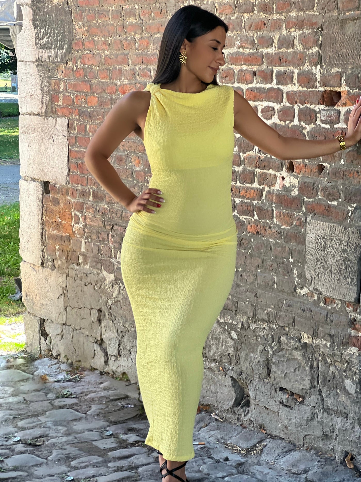 Robe NASSIKA - JAUNE