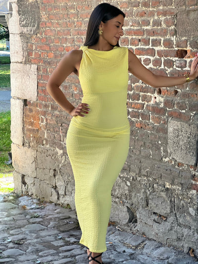 Robe NASSIKA - JAUNE