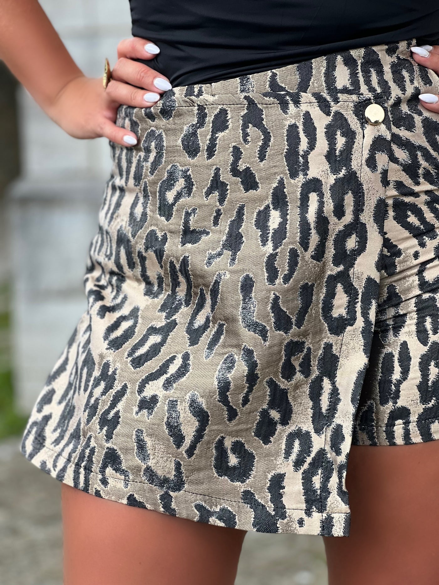 Jupe short SIENA - LEOPARD