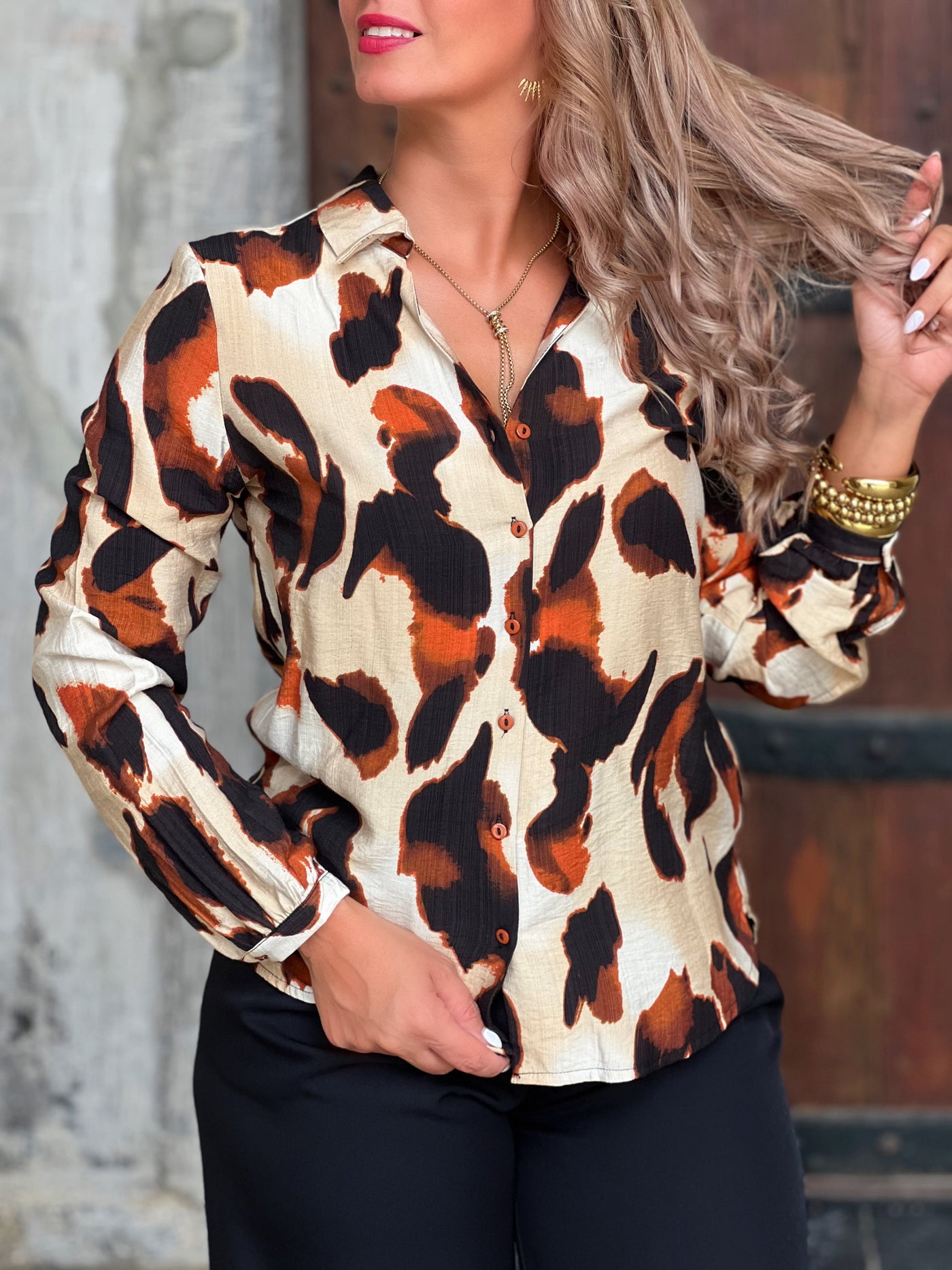 Chemise ISABEAU - MARRON