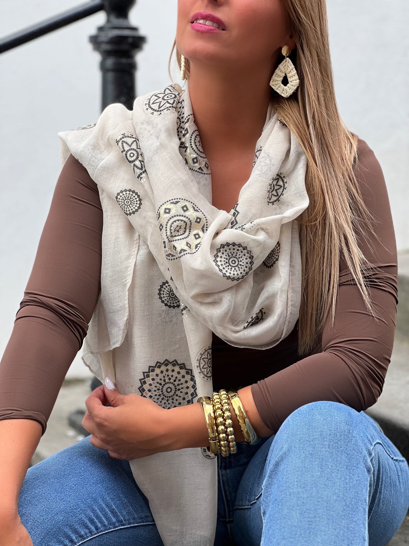 Foulard MELTEM - ECRU