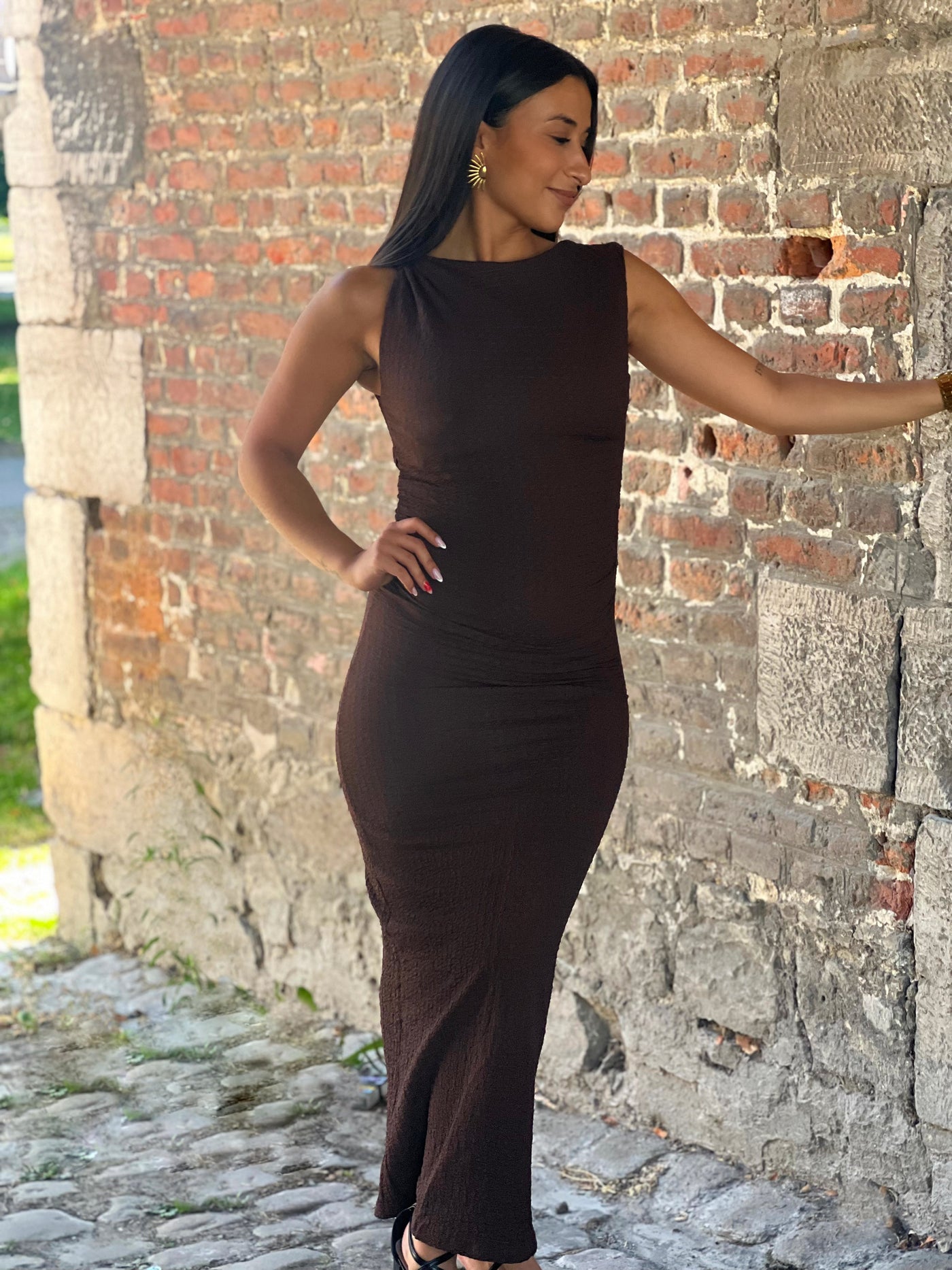 Robe NASSIKA - CHOCOLAT