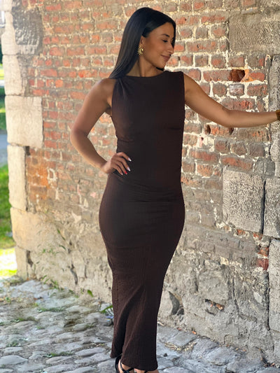 Robe NASSIKA - CHOCOLAT