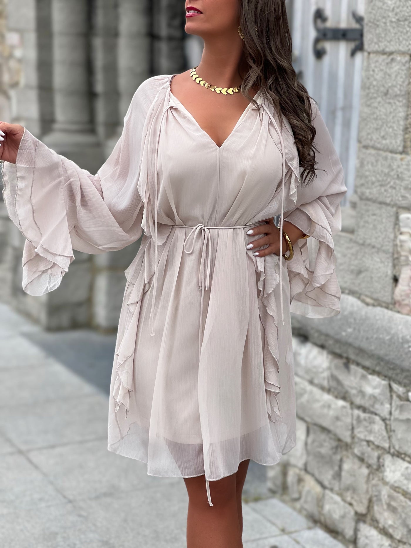 Robe ADELINE - BEIGE