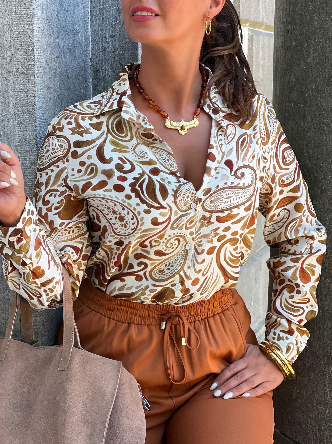 Chemise VERONICA - BEIGE