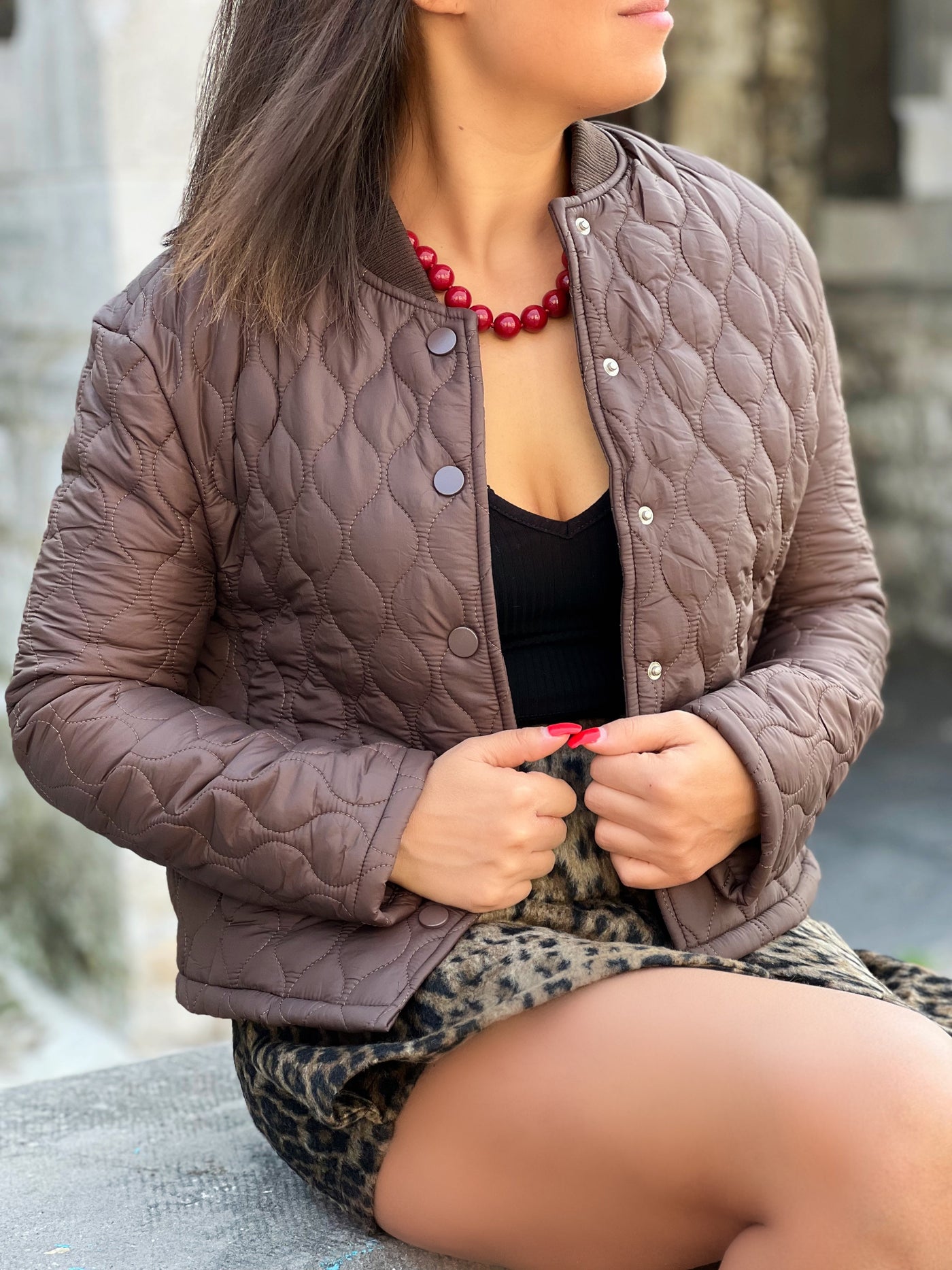 Veste ALIA - MARRON
