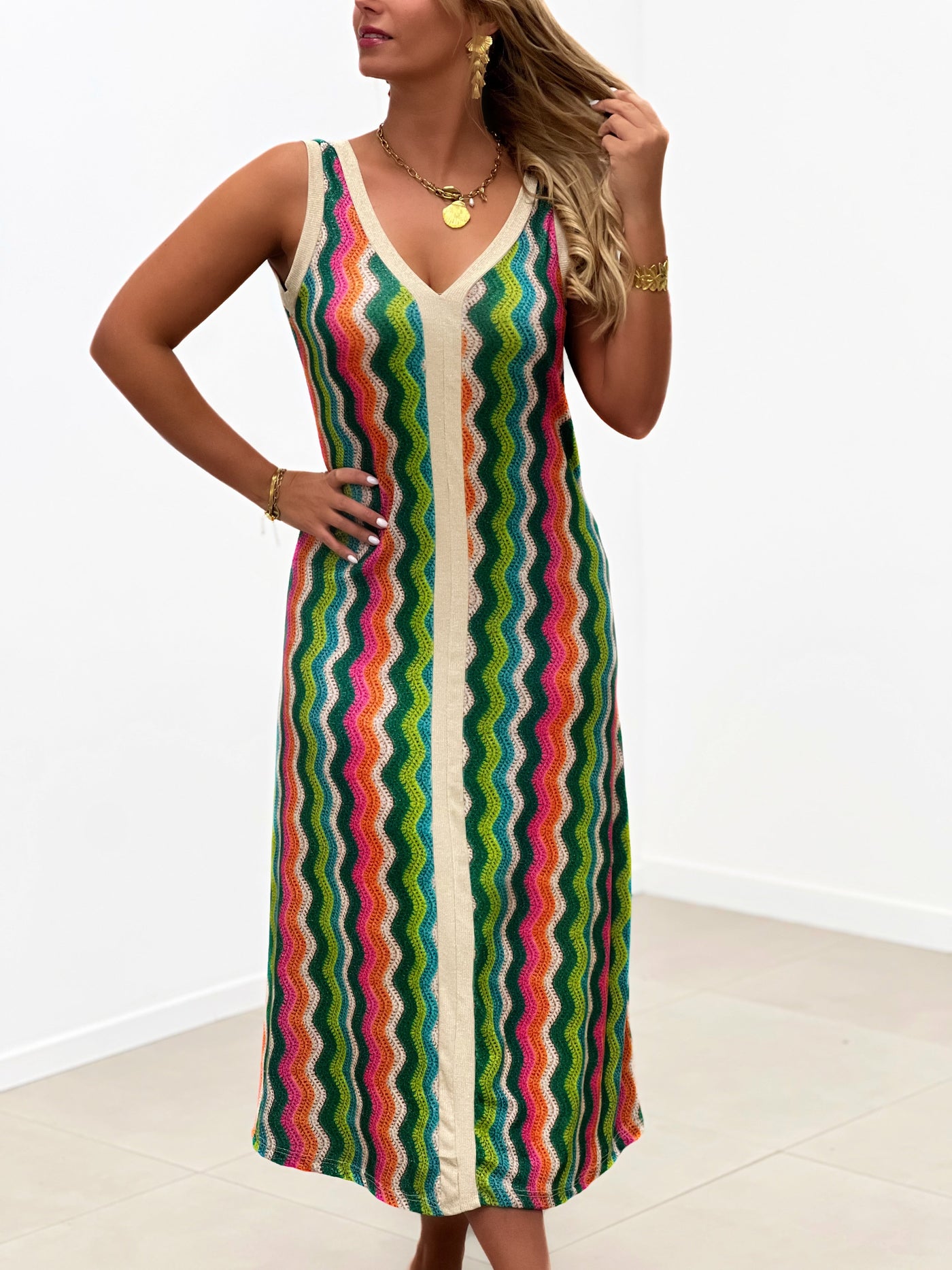 Robe CARLITA - VERT