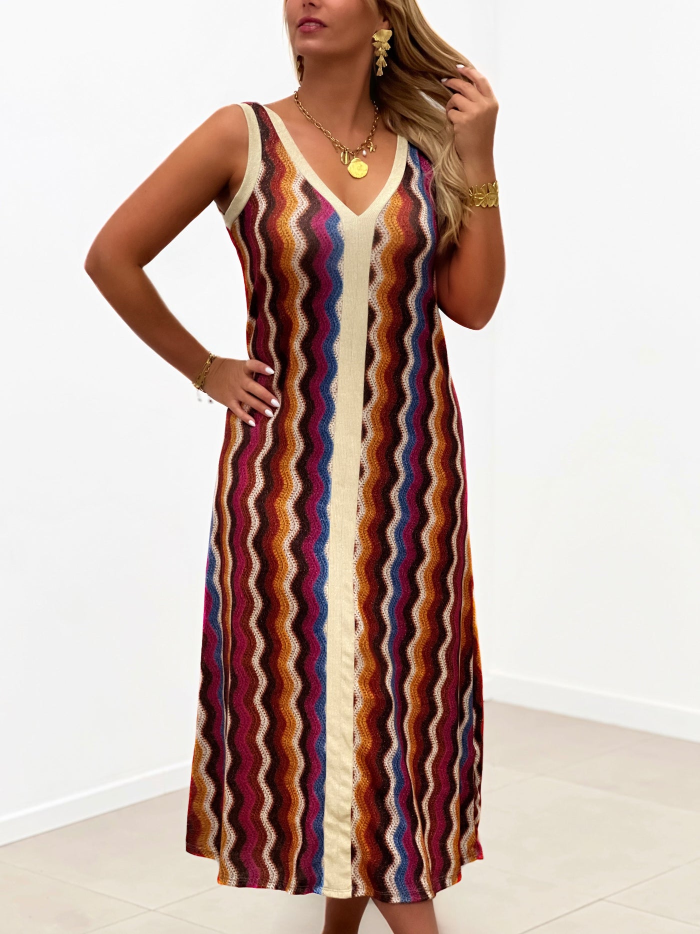 Robe CARLITA - MARRON