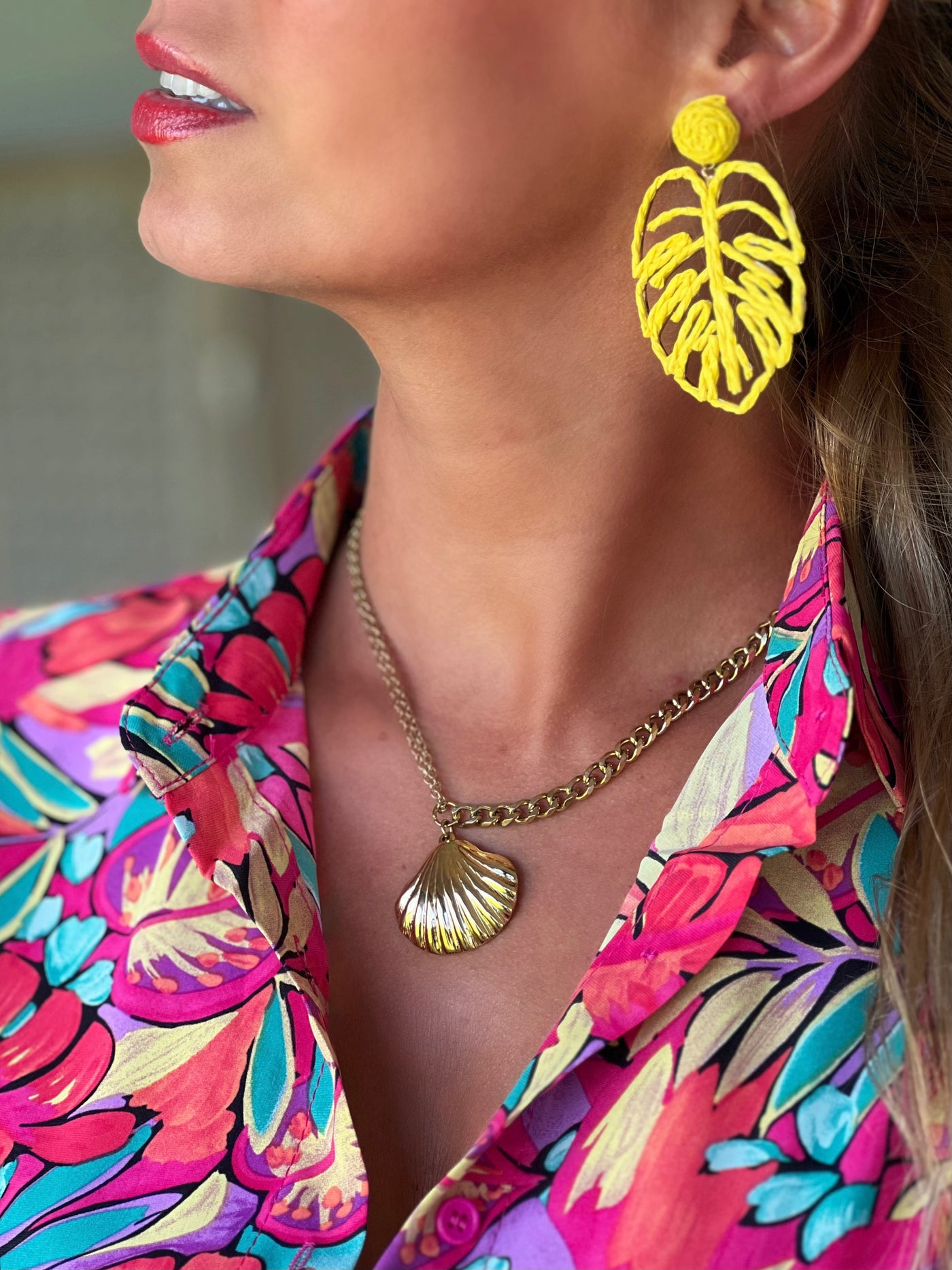 Boucles d’oreilles VEIA - JAUNE