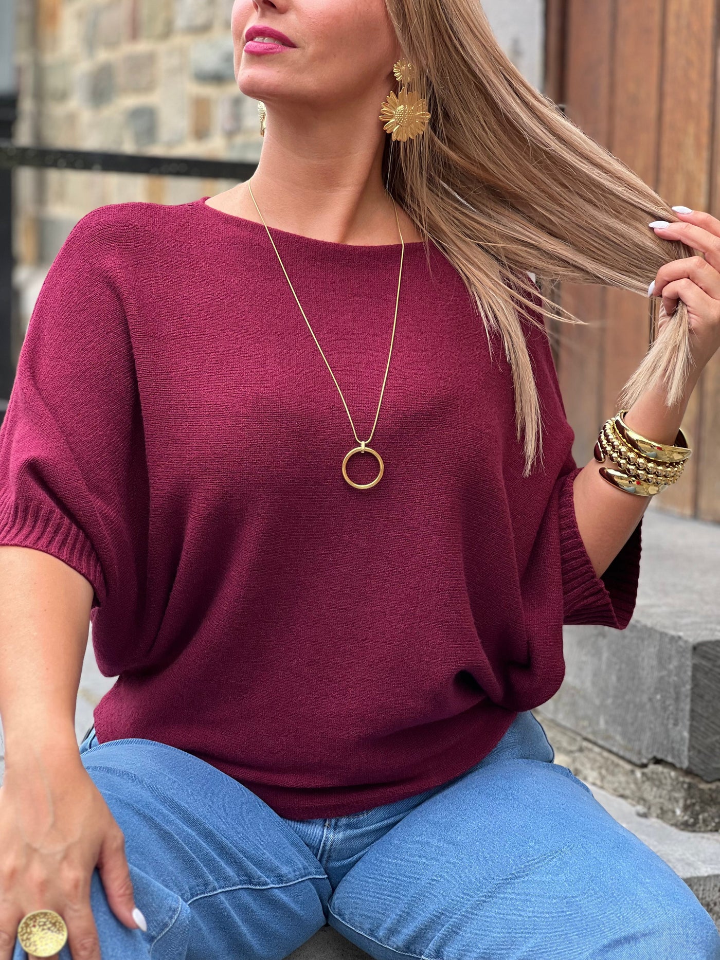 Pull ZELDA - BORDEAUX