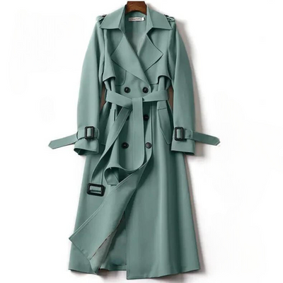 Avery Manteau long croisé avec ceinture